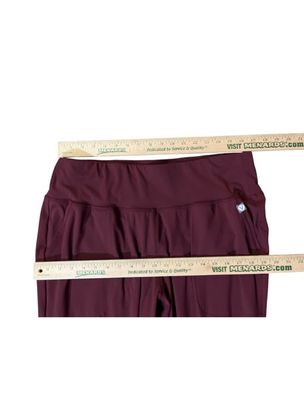 Lane Bryant LIVI Active Jogger Pants Burgundy High Rise Women's 14/16 Used - Picture 9 of 13